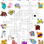 clothes and accessories criss cross crossword puzzle vocabulary worksheet 1-page-001