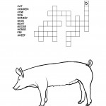 Farm animals crossword