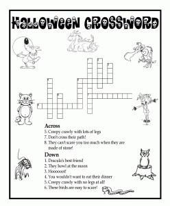 Halloween-Animal-Crossword