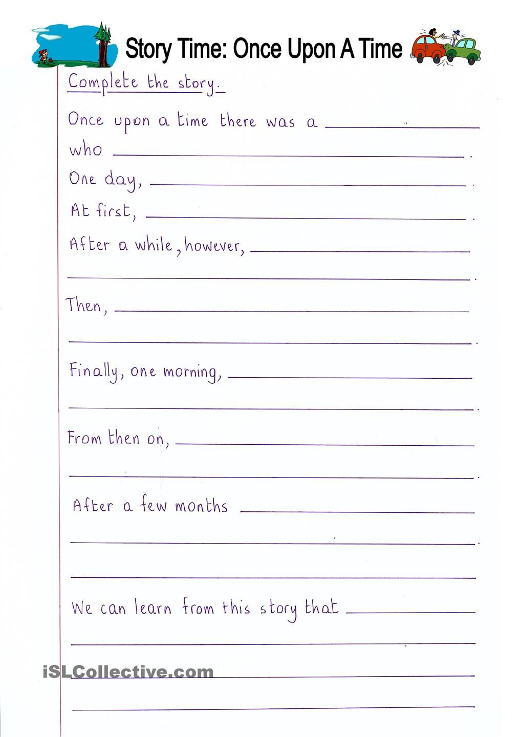 creative writing exercises for year 6