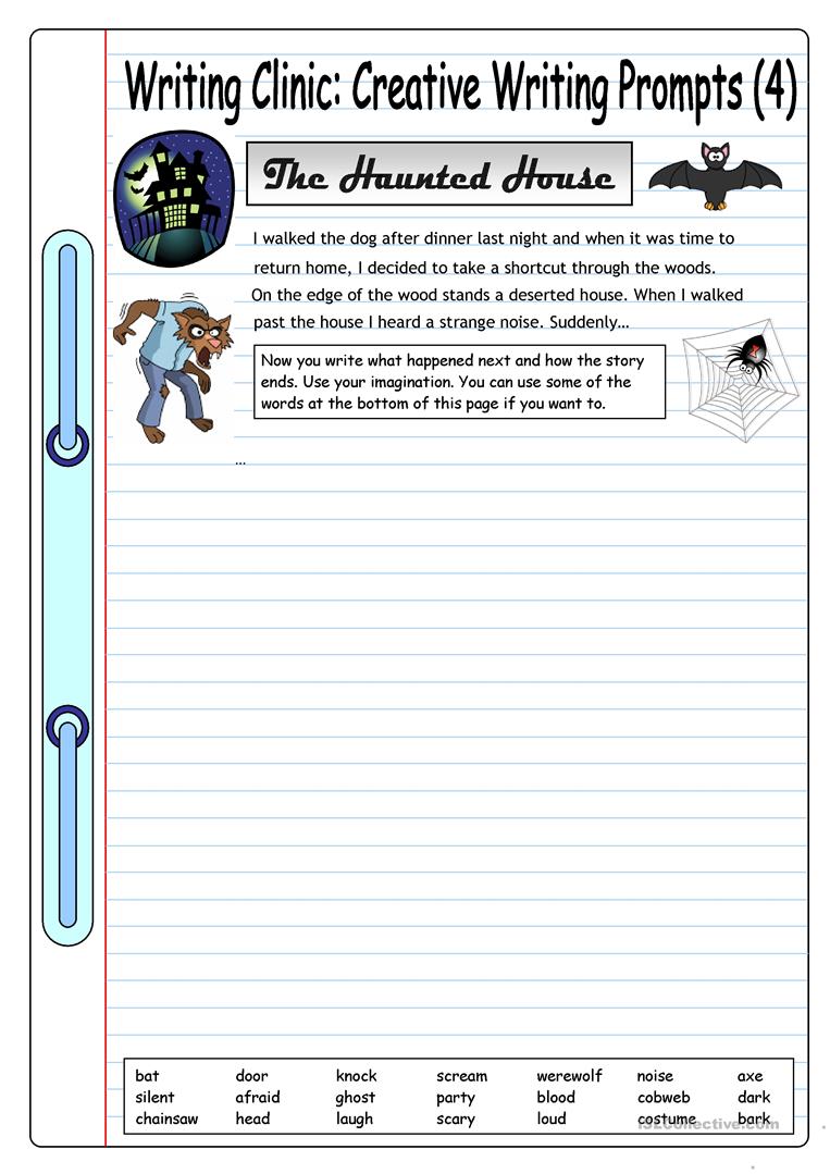 free creative writing worksheets for grade 5